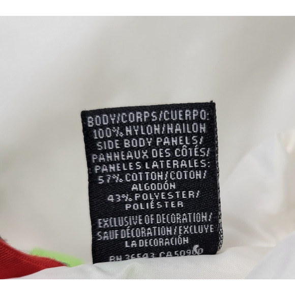 Izod PFX Windbreaker Jacket Womens XS White Black Full Front Zipper Pockets Golf - Picture 11 of 14